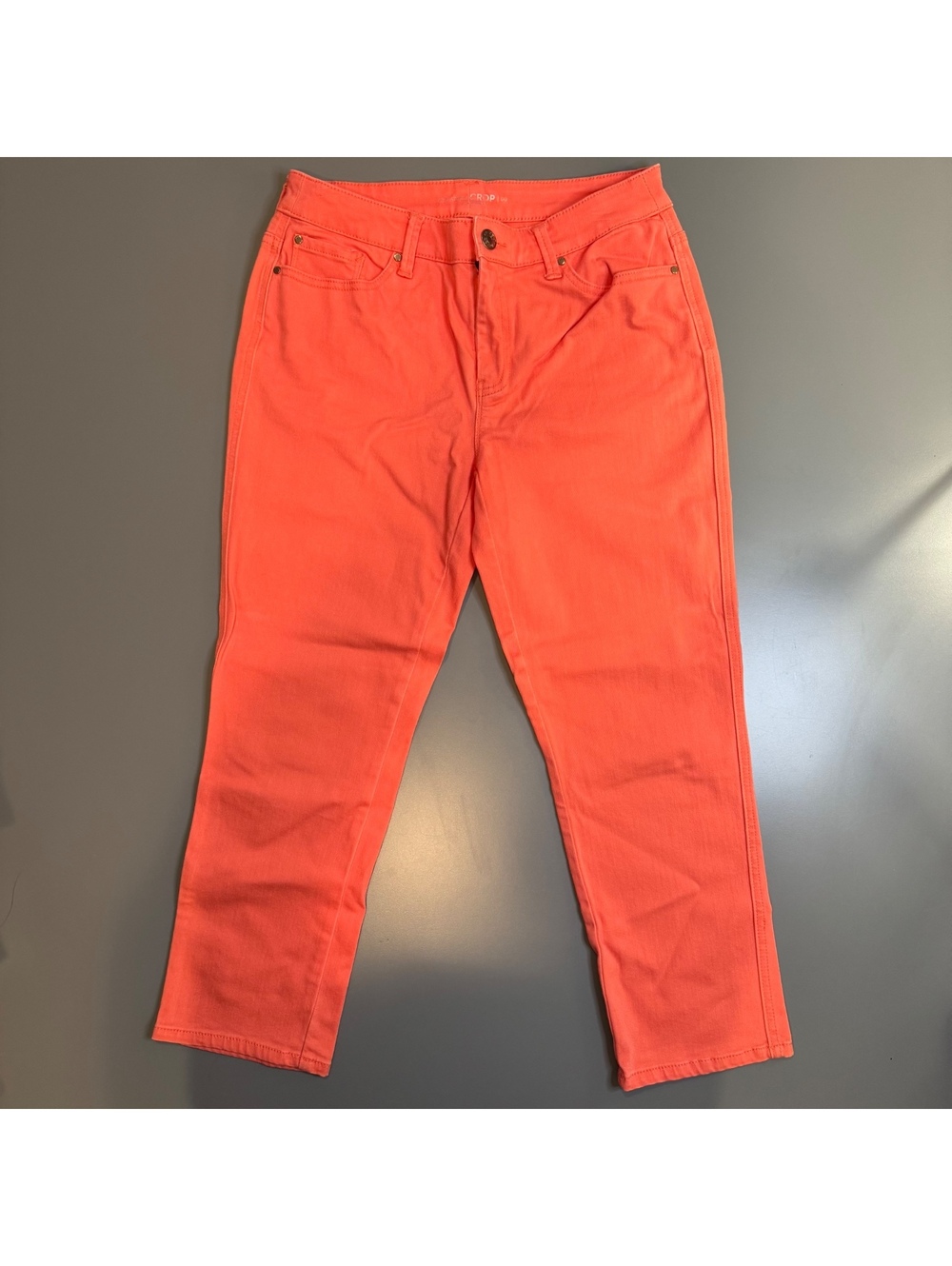 Chico's The Platinum Crop Women's Pants Size 00 Cotton Blend